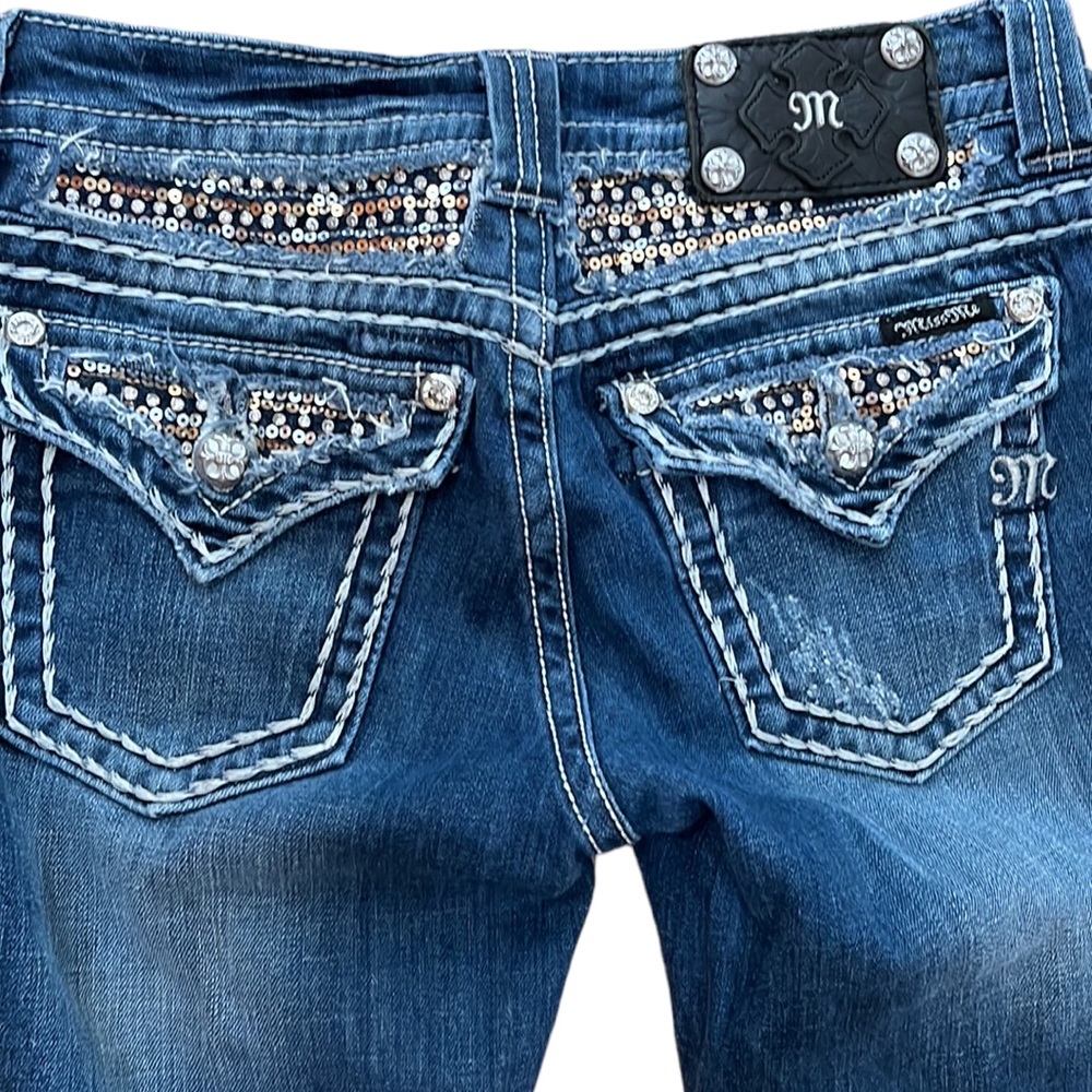 Buckle MISS ME ‘Easy Boot’ Jeans~BLING